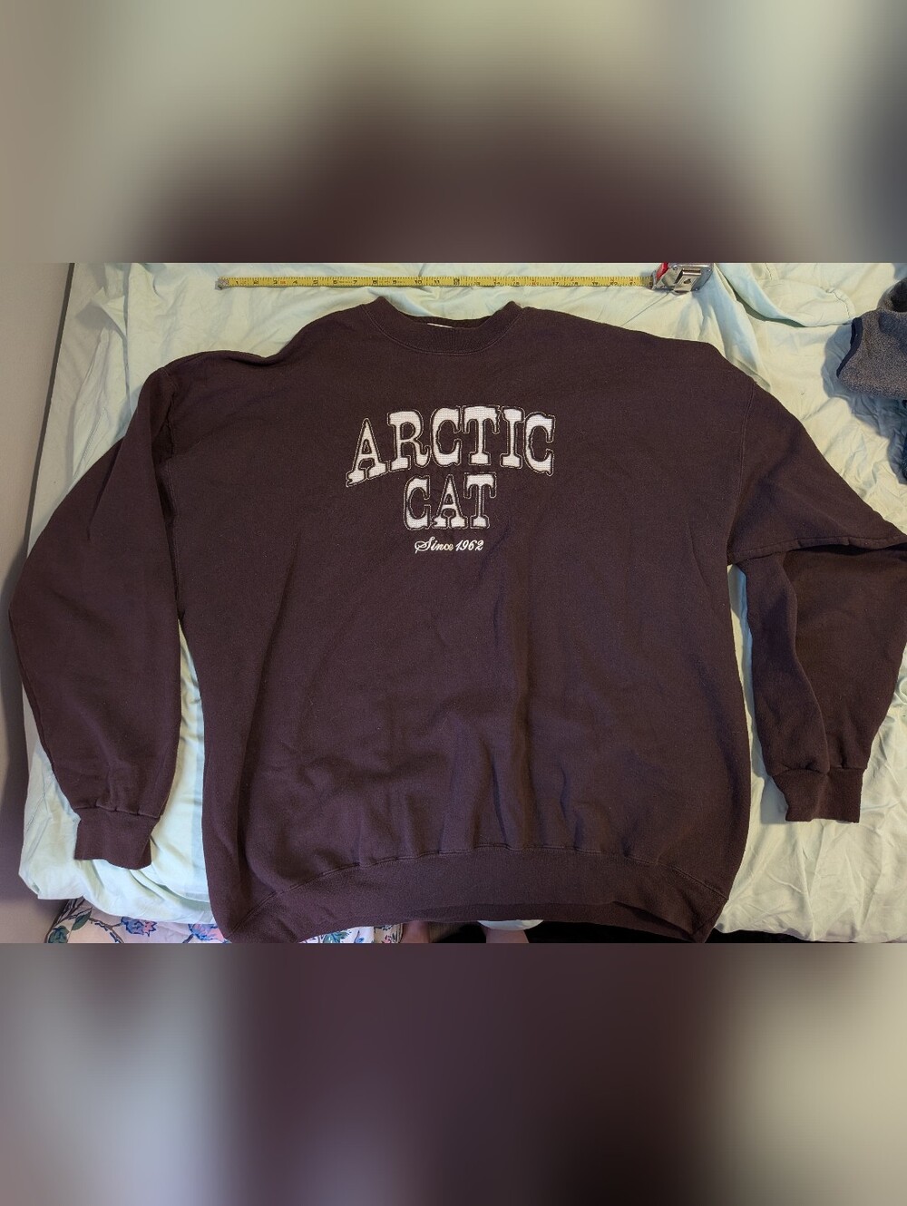 Port and Company Arctic Cat Sweatshirt in Dark Brown